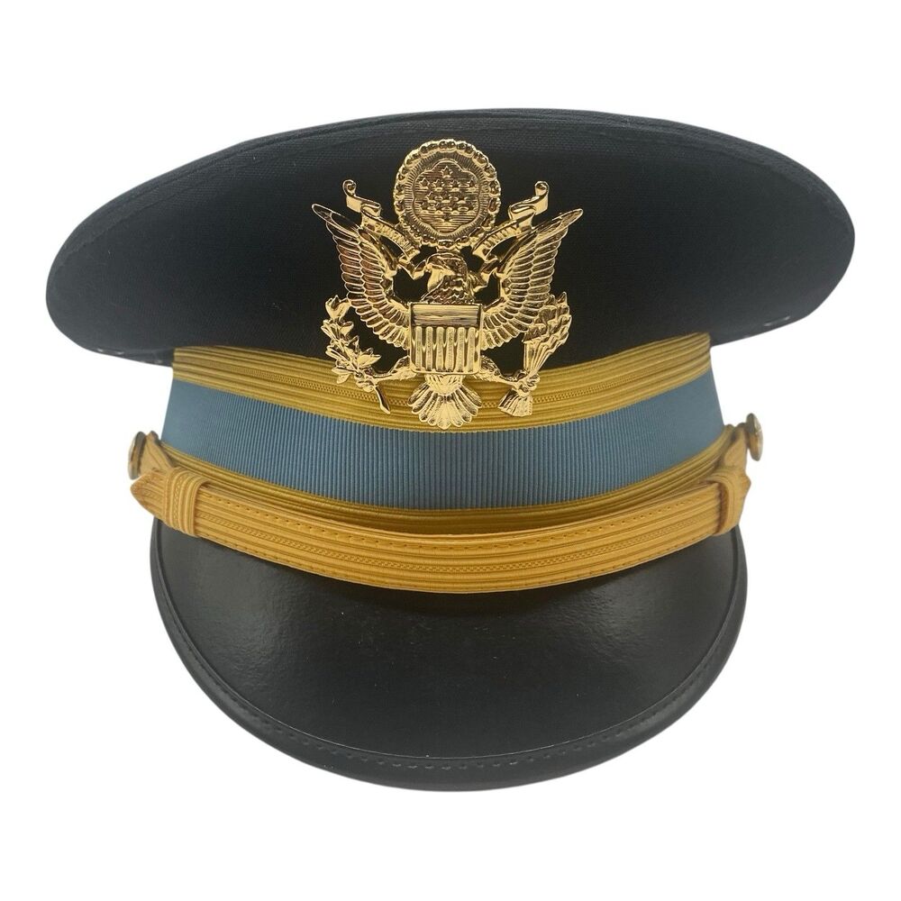 Vintage Art Caps US Army Infantry Dress Hat Cap Size 7 1/8 Eagle Pin Chicago